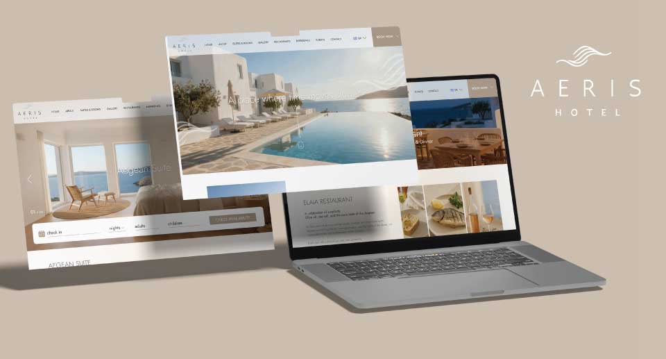 website & logo design for adults only hotel